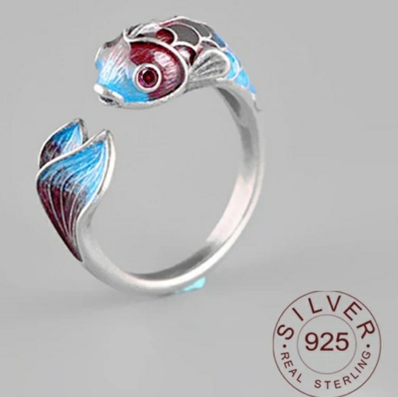 Jewelry - Beautiful Koi Fish Ring - Adjustable